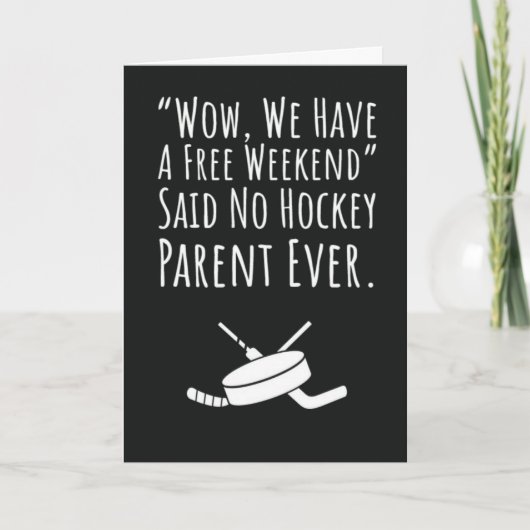 Grappige Hockey Moeder Kaarten Mama Papa Moeders S (Voorkant)