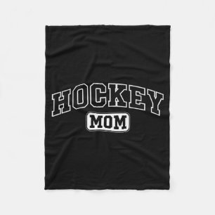 Grappige Hockey Moeder Sportieve Letter Moederdag Fleece Deken