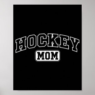 Grappige Hockey Moeder Sportieve Letter Moederdag Poster