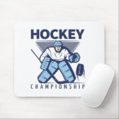 Grappige hockey muismat (Met muis)