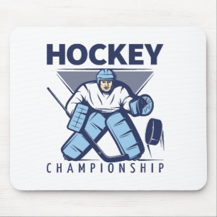 Grappige hockey muismat