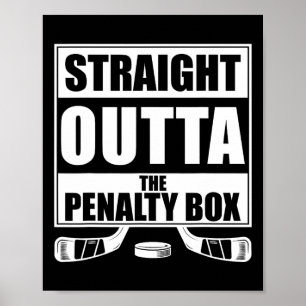 Grappige Hockey Rechtstreeks Uit De Strafbank Poster