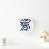 Grappige hockey ronde klok (Huis)