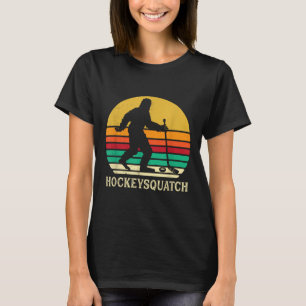 Grappige Hockey Sasquatch Cadeau Bigfoot Veld IJsh T-shirt