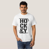 Grappige Hockey T-shirt (Voorkant volledig)