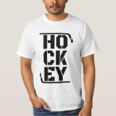 Grappige Hockey T-shirt (Voorkant)