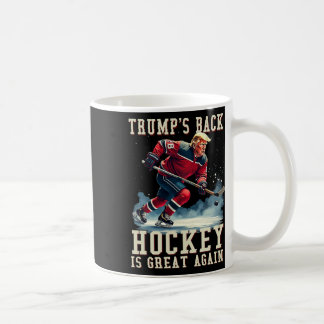 Grappige Hockey Trump Speler Cool Vintage IJshocke Koffiemok
