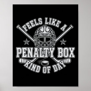 Grappige hockey voelt als een penalty bank soort d poster