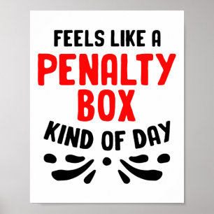 Grappige Hockey Voelt Als Een Strafbank Hockey Spe Poster