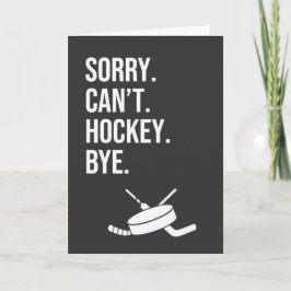 Grappige Hockeykaart Net Jongen Canada Doelman Wat Kaart