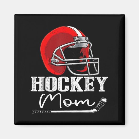 Grappige hockeymoeder van hockeyspeler magneet (Voorkant)