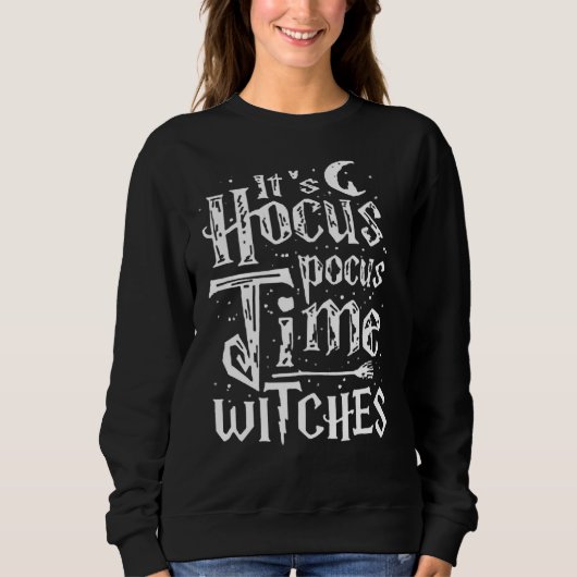 Grappige Hocus Pocus Halloween Heksen Leuke Grafis Trui (Voorkant)