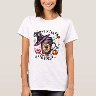 Grappige Hocus Pocus Ik Heb Koffie Heks nodig T-shirt