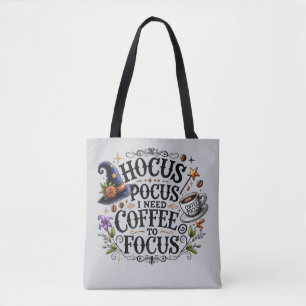 Grappige Hocus Pocus Ik Heb Koffie Heks nodig Tote Bag