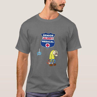 Grappige Hoefijzerwerpen Sr. Med Alert T-shirt