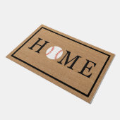 Grappige Home Honkbal Mat, Honkbal Speler Gift Deurmat (Schuin)