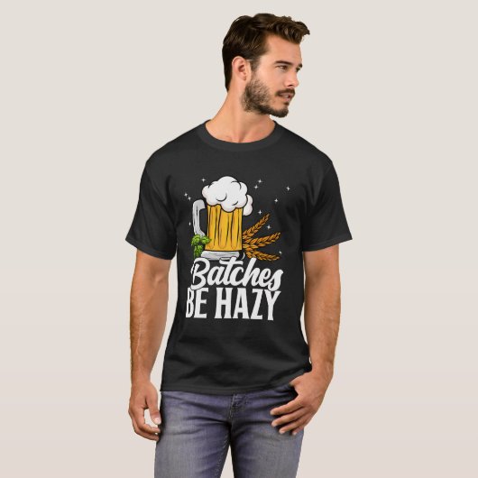 Grappige Homebrew Ipa Craft Brouwerij Hazy Beer Lo T-shirt (Voorkant volledig)