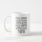 Grappige Homeschool Mama Citaat Koffiemok (Links)