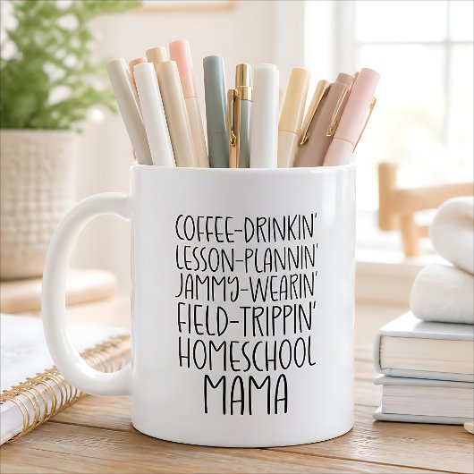 Grappige Homeschool Mama Citaat Koffiemok