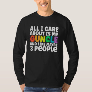 Grappige homo oom ik hou van mijn oom en zoals mis t-shirt