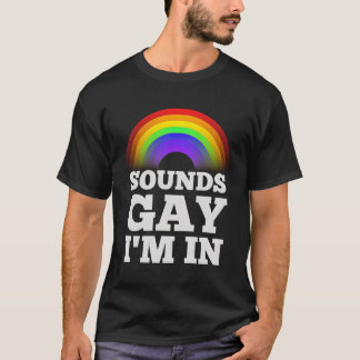 Grappige homo's voor mannen Pride Rainbow klinkt g T-shirt