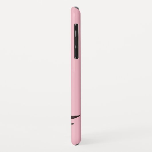 Grappige Hond aangepaste monogram & kleur telefoon Case-Mate iPhone Case (Achterkant/links)