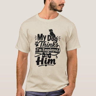 Grappige Hond Baas Grafisch Huisdier Liefhebber Hu T-shirt