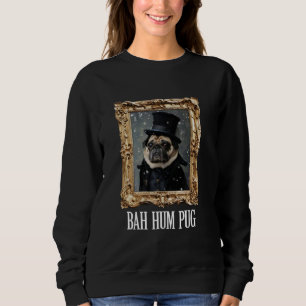 Grappige hond Bah Hum Pug Kerst Huisdier Vakantie  Trui