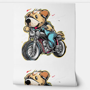 grappige hond behang