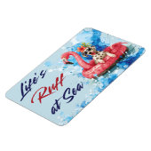 Grappige hond Cabin deur Decor Cruise Magneet (Linkerzijde)