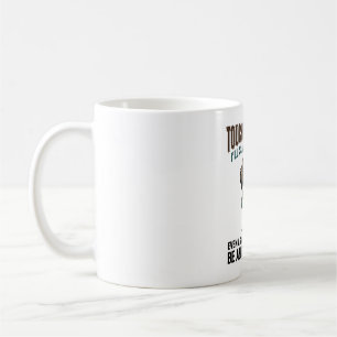 Grappige Hond Coffee Waarschuwing Vintage Gravure  Koffiemok