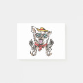 Grappige Hond Cowboy Post-it® Notes (Voorkant)