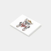 Grappige Hond Cowboy Post-it® Notes (Schuin)