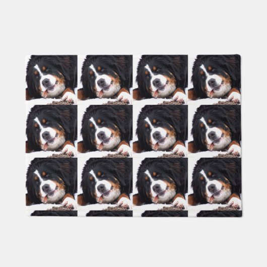 grappige hond deurmat (Voorkant)
