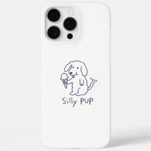 grappige hond die ijs eet esthetiek iPhone 16 pro max hoesje