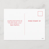 Grappige hond en kat met kerstfoto feestdagenkaart (Achterkant)