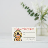 Grappige hond en kat Pet Care Afspraakherinnering Visitekaartje (Staand voorkant)