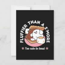 Grappige Hond en S'more Design – Kawaii Huisdierli