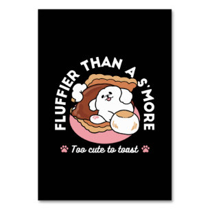 Grappige hond en S'more Design - Kawaii Pet Lover Kaart