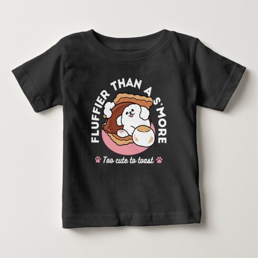 Grappige hond en S'more-ontwerp – Kawaii huisdierl (Voorkant)