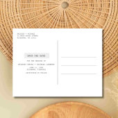 Grappige Hond Foto Bruiloft Save the Date Aankondigingskaart