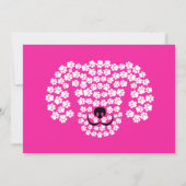 Grappige Hond Fotosjabloon Verjaardag Party Uitnod Kaart (Achterkant)