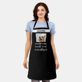 Grappige hond Gezegde uw foto hond moeder Schort (Gedragen)