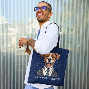 Grappige Hond Gifts voor Recht Student Advocaat Ha Tote Bag