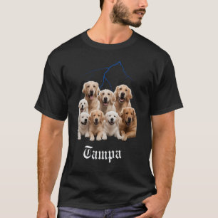 Grappige Hond Goud Retriever Bootleg Tampa Florida T-shirt