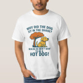 Grappige hond grap T-shirt voor de zomer (Voorkant)