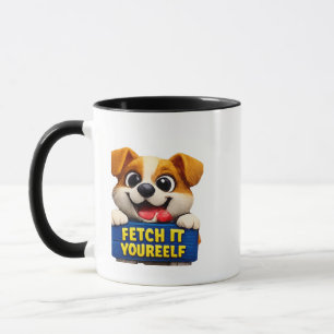 Grappige-hond-grijp-het-zelf-motivatiebeker Mok
