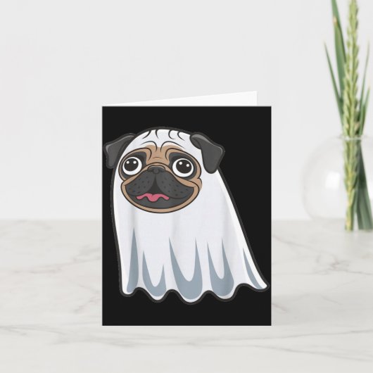 Grappige Hond Halloween Kaart (Voorkant)