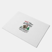 Grappige Hond Humeur Kerst Vector Ontwerp_1 Deurmat (Schuin)