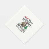 Grappige Hond Humeur Kerst Vector Ontwerp_1 Servet (Hoek)